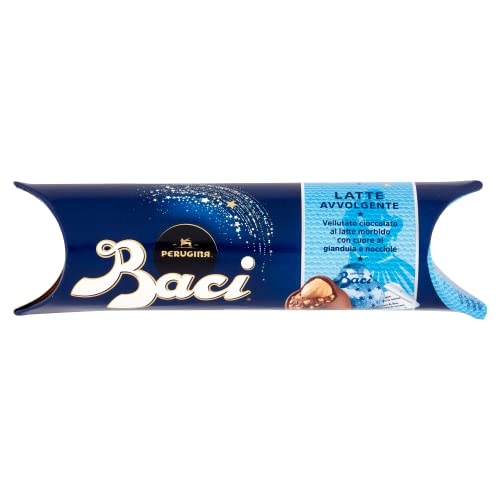 21x Perugina Baci Bijou Latte 3 Pralinen mit Milchschokolade gefüllt mit Gianduja und Haselnuss 37,5 von Perugina