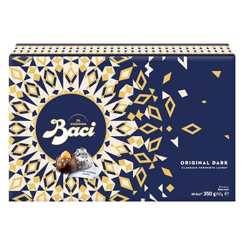 BACI PERUGINA Box 350g Classico Dark FINE Chocolate Truffle with Hazelnuts von BACI