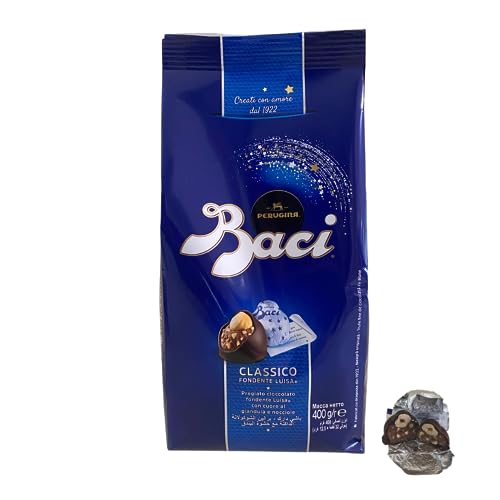 Baci® Perugina® Praline original Dark Bag Tüte mit 32 Pralinen - 1 x 400 g von Perugina