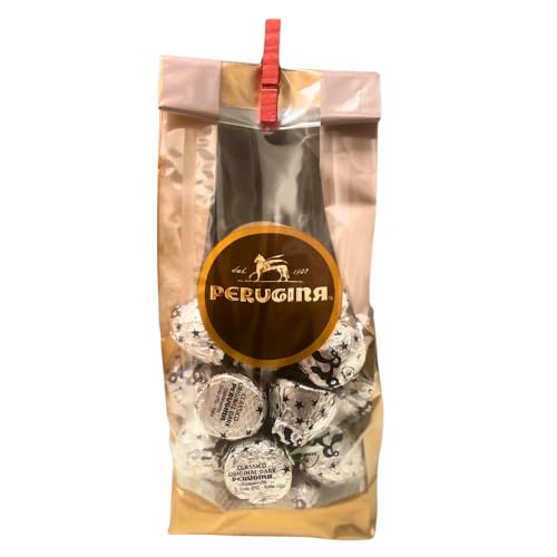 Baci® Perugina® Praline original Dark Tüte 32 Pralinen 400g - mit einer ganzen Haselnuss und Gianduia Füllung von Perugina