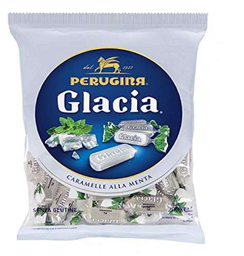 Perugina Glacia Caramelle alla menta senza glutine Bonbons Süßigkeit Mint gluten-free candies 200g von Perugina