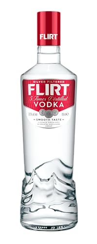 Flirt Vodka I 5-fach Destilliert I Ausgewogener Geschmack I 37,5% Vol. I 700 ml von Peshtera