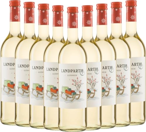 Landpartie Premium-Glühwein Weiß Peter Riegel Weinimport Weinhaltiges Getränk 9 x 0,75l VINELLO - 9 x Weinpaket inkl. kostenlosem VINELLO.weinausgießer von Peter Riegel Weinimport