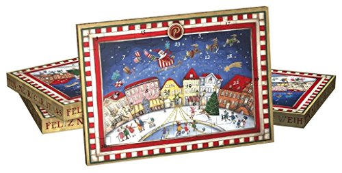 Peters Mit Genuss verführt | Adventskalender "Weihnachtsmarkt" | Mit Alkohol | Pralinen & Trüffel | Weihnachtskalender | Schokolade | Weihnachtszeit | Advent | Weihnachten | 300g von Peters Mit Genuss verführt