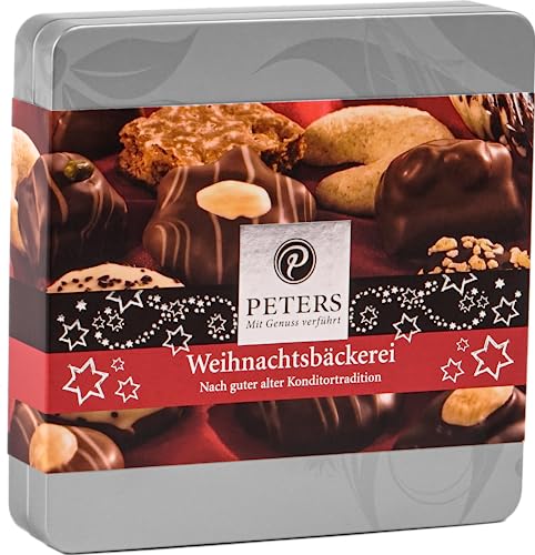 Peters Mit Genuss verführt | Weihnachtsbäckerei | Gebäck-Mischung | Mit Alkohol | Teegebäck | Kekse | Geschenk | Gebäckmischung | Weihnachten | Made in Germany | 220g von Peters Mit Genuss verführt