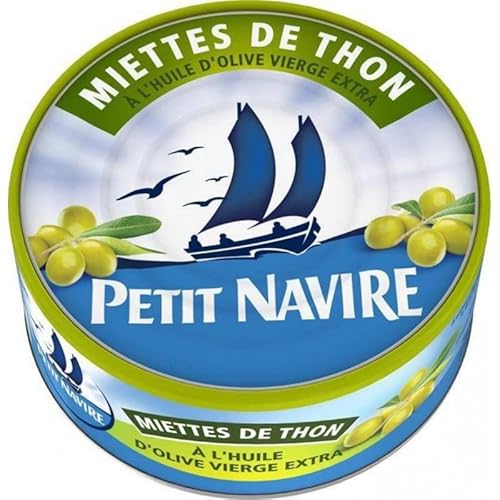 Petit Navire Krumen von Thon bei Lâ € ™ Dâ € ™ Öl Natives Olivenöl Extra 160G (Set 5) von Petit Navire