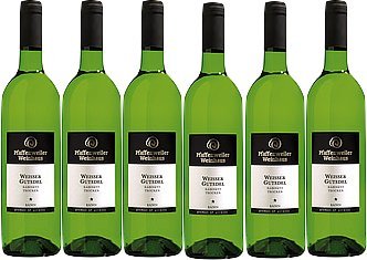 Pfaffenweiler Weinhaus Klassik Weißer Gutedel Kabinett trocken (6 x 0,75L) von Pfaffenweiler Weinhaus