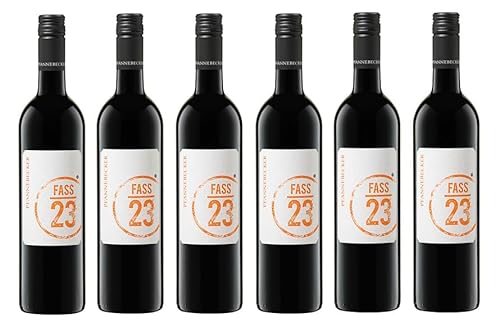 6x 0,75l - 2020er - Pfannebecker - Fass 23 - Cabernet Sauvignon & Merlot - Qualitätswein Rheinhessen - Deutschland - Rotwein trocken von Pfannebecker