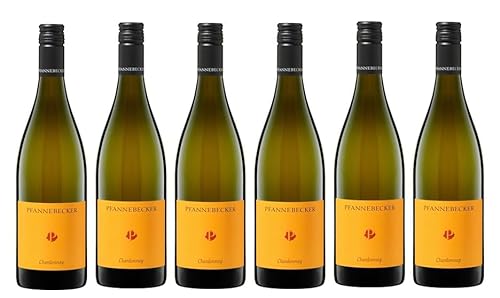 6x 0,75l - 2023er - Pfannebecker - Chardonnay - Qualitätswein Rheinhessen - Deutschland - Weißwein trocken von Pfannebecker