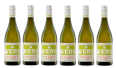 6x 0,75l - 2023er - Pfannebecker - Werkstoff - Sauvignon Blanc & Riesling - Qualitätswein Rheinhessen - Deutschland - Weißwein trocken von Pfannebecker