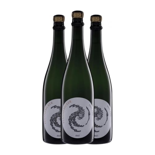 Pfannebecker Cuvée Brut Rheinhessen 75 cl Weißer Sekt (Karton mit 3 Flaschen von 75 cl) von Pfannebecker