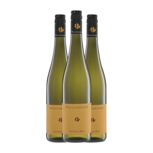 Pfannebecker Sauvignon Weiß Trocken Rheinhessen 75 cl Weißwein (Karton mit 3 Flaschen von 75 cl) von Pfannebecker