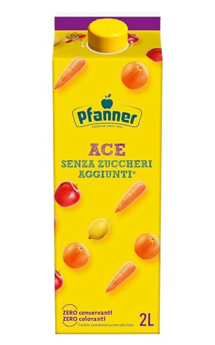 Pfanner A+C+E 30% (6 x 2 l) – Multivitamingetränk ohne Zuckerzusatz – 30% Fruchtgehalt – Erfrischungsgetränk im Vorratspack von Pfanner