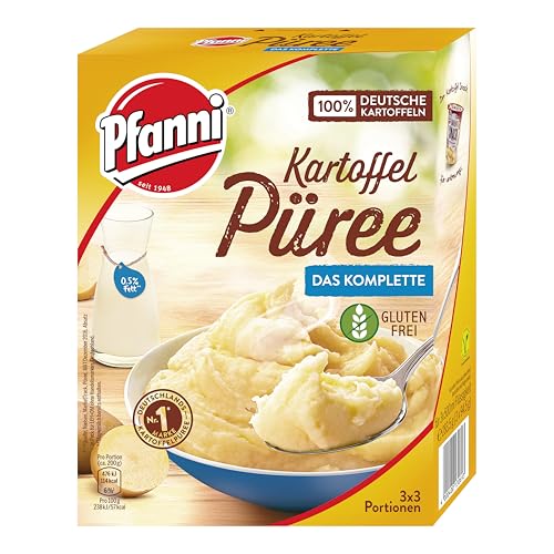 Pfanni Kartoffel Püree Das Komplette das Püree mit Milch mit 100% deutschen Kartoffeln 3x 3 Portionen von Pfanni