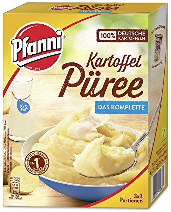 Pfanni Kartoffel Püree mit entrahmter Milch komplett von Pfanni