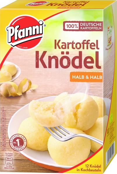 Pfanni Kartoffelknödel in Kochbeuteln halb & halb von Pfanni