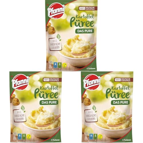 Pfanni Püree 100 % natürlich, 128 g (Packung mit 3) von Pfanni