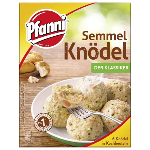 Pfanni Semmel Knödel Der Klassiker für leckere Semmelknödel im praktischen Kochbeutel 7x 200 g von Pfanni