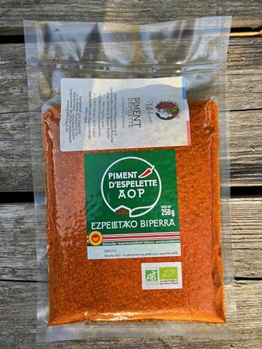 250 g Beutel BIO Piment d´Espelette AOP - ein Gaumenschmaus - Chili aus dem Baskenland von Pfefferbraut