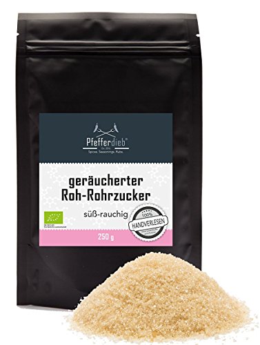 geräucherter Roh-Rohrzucker BIO, 250g - by Pfefferdieb® von Pfefferdieb