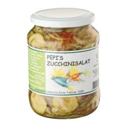 Pflügelmeier Zucchinisalat im Glas (670 g) - Bio von Pflügelmeier