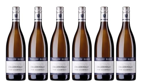 6x 0,75l - 2023er - Philipp Kuhn - Dirmsteiner Chardonnay - vom Kalkmergel - VDP.Ortswein - Qualitätswein Pfalz - Deutschland - Weißwein trocken von Philipp Kuhn