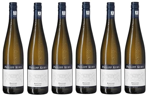 6x 0,75l - 2023er - Philipp Kuhn - Tradition - Riesling - VDP.Gutswein - Qualitätswein Pfalz - Deutschland - Weißwein trocken von Philipp Kuhn