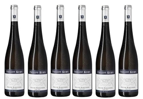 6x 0,75l - 2023er - Philipp Kuhn - Vom Löss - Großkarlbacher Grauer Burgunder - VDP.Ortswein - Qualitätswein Pfalz - Deutschland - Weißwein trocken von Philipp Kuhn