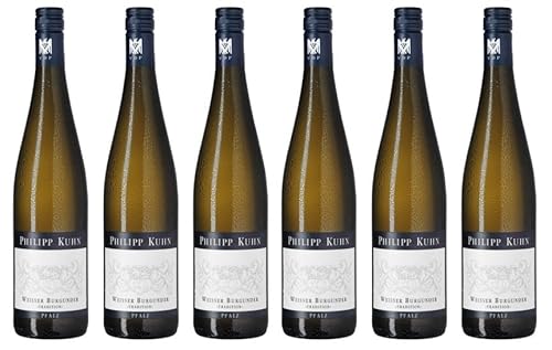 6x 0,75l - Philipp Kuhn - Tradition - Weißer Burgunder - VDP.Gutswein - Qualitätswein Pfalz - Deutschland - Weißwein trocken von Philipp Kuhn