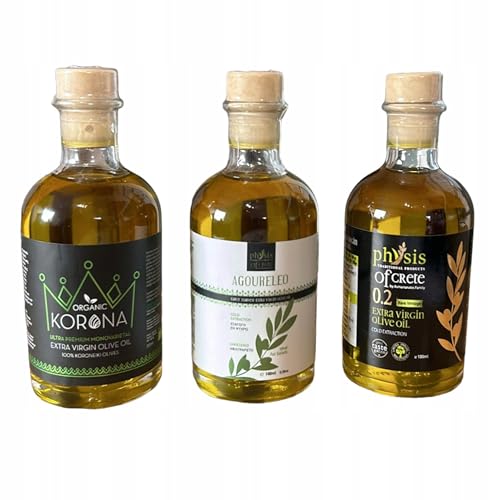 PHYSIS OF CRETE Olivenöl-Set – 3 x 100 ml extra natives griechisches Olivenöl von Physis of Crete