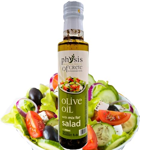 Physis of Crete Extra natives Olivenöl, 250 ml, griechisches Olivenöl, perfekt für Salate (für Salate) von Physis of Crete