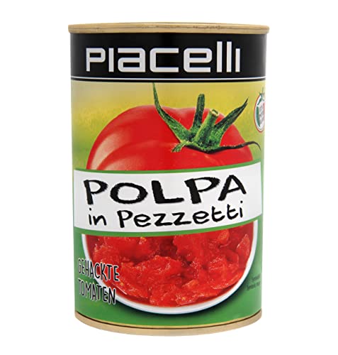 "Pezzettoni di Pomodoro" stückige Tomaten aus Italien in der 400g Dose von Piacelli von Piacelli