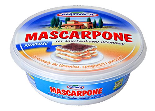 Piatnica Mascarpone-Creme - Creme für Tiramisu, sphagetti und Brot 250g von Piatnica