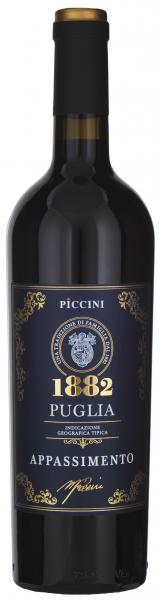 Piccini 1882 Appassimento Rosso Puglia IGT Rotwein halbtrocken von Piccini