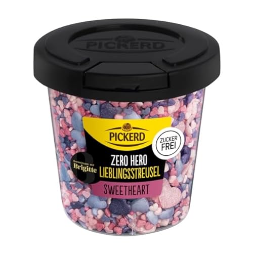 Pickerd Lieblingsstreusel Zero Hero Sweetheart Liebesbotschaften in pastelligen Farben zuckerfrei 90 g von Pickerd