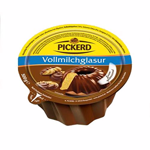 Pickerd Vollmilchglasur zum glasieren von Kuchen und Plätzchen 500g von Pickerd