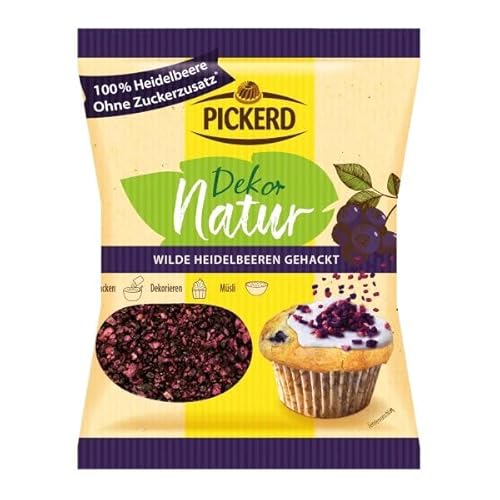 Pickerd Wilde Heidelbeeren Blaubeeren gehackt Trockenobst 15 g von Pickerd