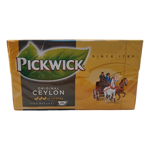 Pickwick Tee Ceylon, reiner Tee, Schwarzer Tee, Schwarztee, 20 Teebeutel von Pickwick