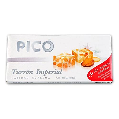 Pico - Alicante - Hartes Mandelnougat mit ganzen Mandeln ohne Zucker von Picó