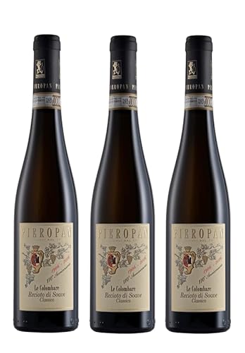 3x 0,5l - 2020er - Pieropan - Le Colombare - Recioto di Soave D.O.P. - Veneto - Italien - Weißwein süß - Dessertwein von Pieropan