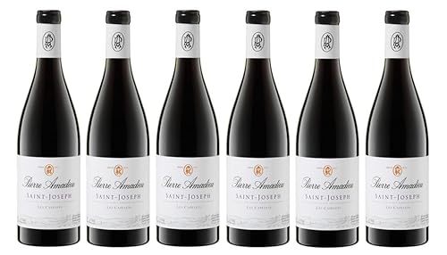 6x 0,75l - 2021er - Pierre Amadieu - Les Capelets - Saint-Joseph A.O.P. - Rhône - Frankreich - Rotwein trocken von Pierre Amadieu