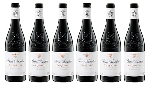 6x 0,75l - 2022er - Pierre Amadieu - La Grangelière - Vacqueyras A.O.P. - Rhône - Frankreich - Rotwein trocken von Pierre Amadieu