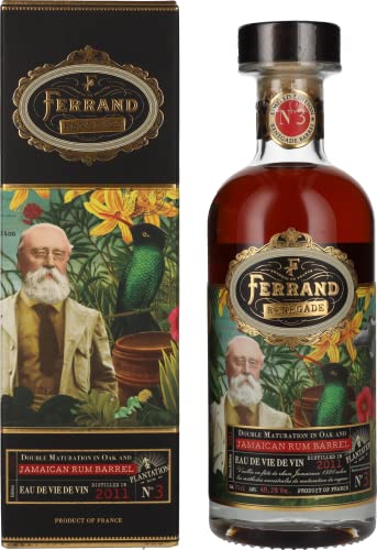 Ferrand RENEGADE BARREL N°3 Eau de Vie de Vin 48,2% Vol. 0,7l in Geschenkbox von Ferrand