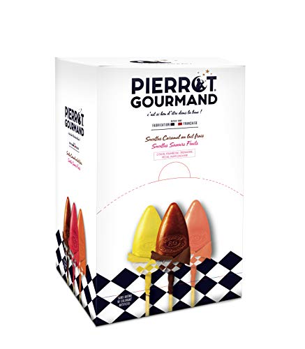 Pierrot Gourmand Lutscher, Karamell und Früchte, 100 Stück von PIERROT GOURMAND