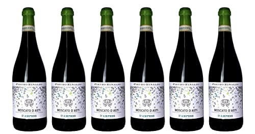 6x 0,75l - 2023er - Pietro Rinaldi - d'Ampess - Moscato d'Asti D.O.C.G. - Piemonte - Italien - Weißwein süß von Pietro Rinaldi