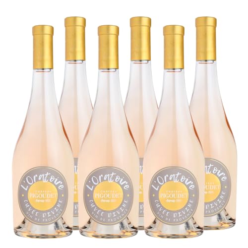 Château Pigoudet L'Oratoire Rosé AOP Aix-en-Provence Provence Roséwein trocken (6 x 0.75) von Pigoudet