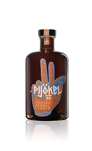 Pijökel 55 – milder Bio-Kräuterlikör in besonderem Design Kräuterschnaps handcrafted in Berlin, 0,5 l von Pijökel 55 BERLIN HERBAL ELIXYR