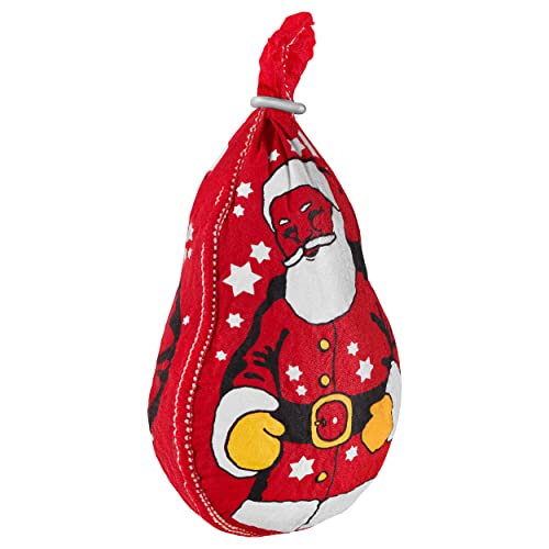 Pikanten WURSTBARON® Salami Kugelnikolaus - 250g schmackhafte Salami in tollem Weihnachtsdesign von Pikanten