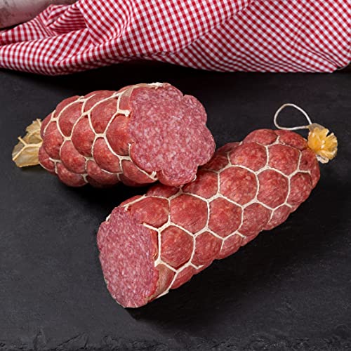 WURSTBARON® - Rumsalami 1,2 Kg - pikante Würzung mit mediterranen Note von Pikanten