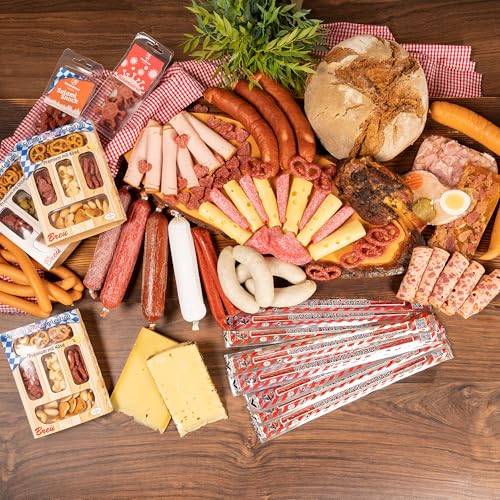 WURSTBARON® Wurst & Käse Vorratspaket 5 Kg - Set aus leckeren Wurst & Käse Variationen - ideal als Geschenkkorb von Pikanten